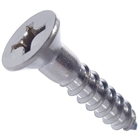 stainless steel flat headed screws